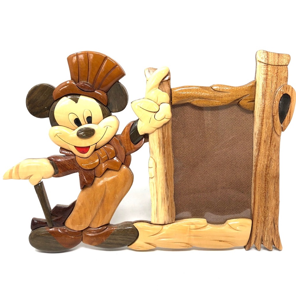 MICKEY MOUSE picture frame, approx 4”x6” - Picture 1 of 8